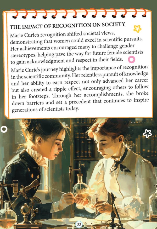 Dreamland Publications Marie Curie Icons of Inspiration Illustrated Biography for Kids Age 6 - 12 Years - 9789358067415