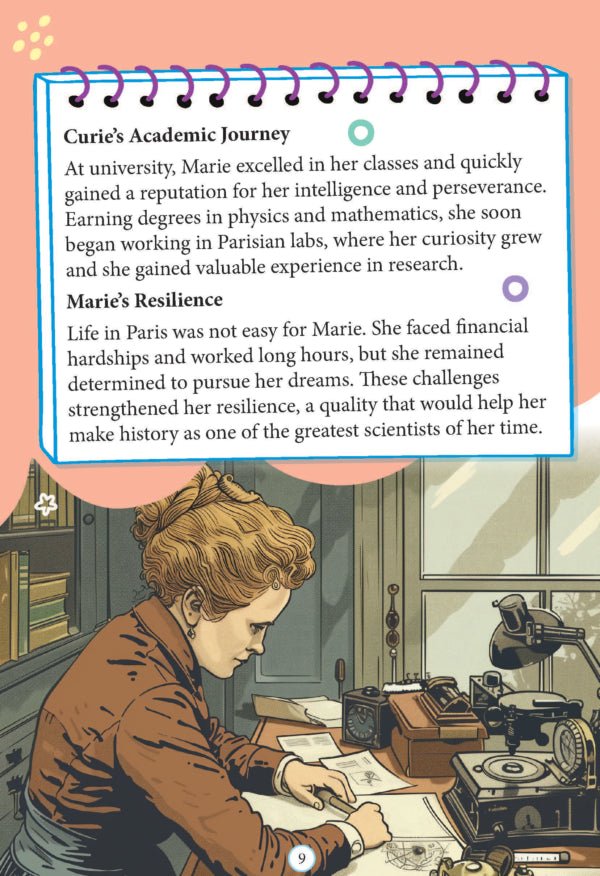 Dreamland Publications Marie Curie Icons of Inspiration Illustrated Biography for Kids Age 6 - 12 Years - 9789358067415