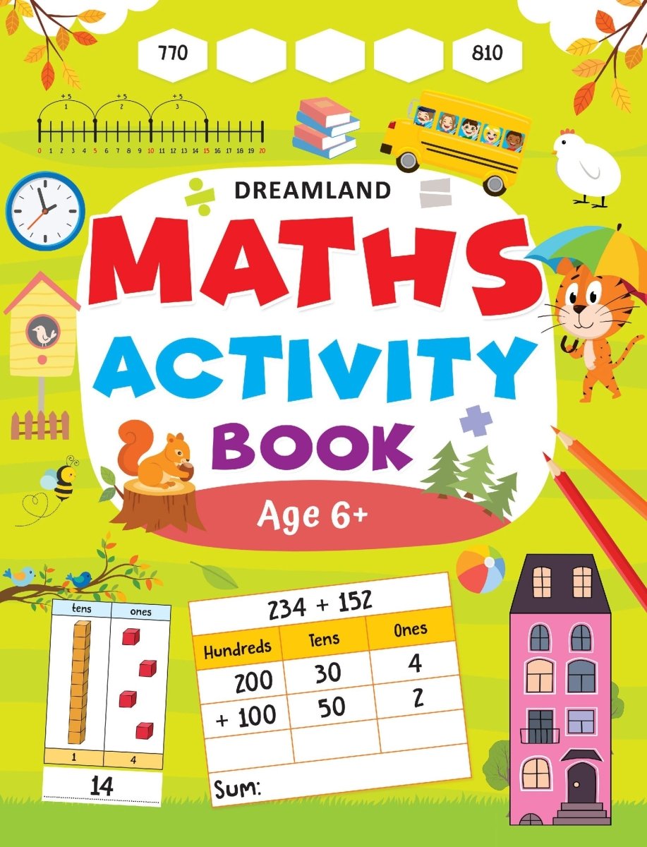 Dreamland Publications Maths Activity Book Age 6+ - 9789395588041