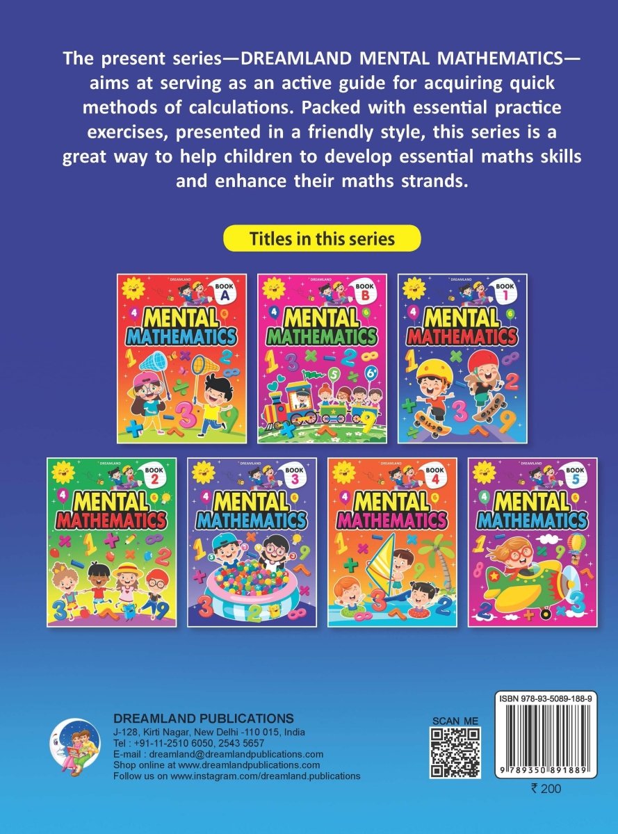 Dreamland Publications Mental Mathematics Book- 1 - 9789350891889