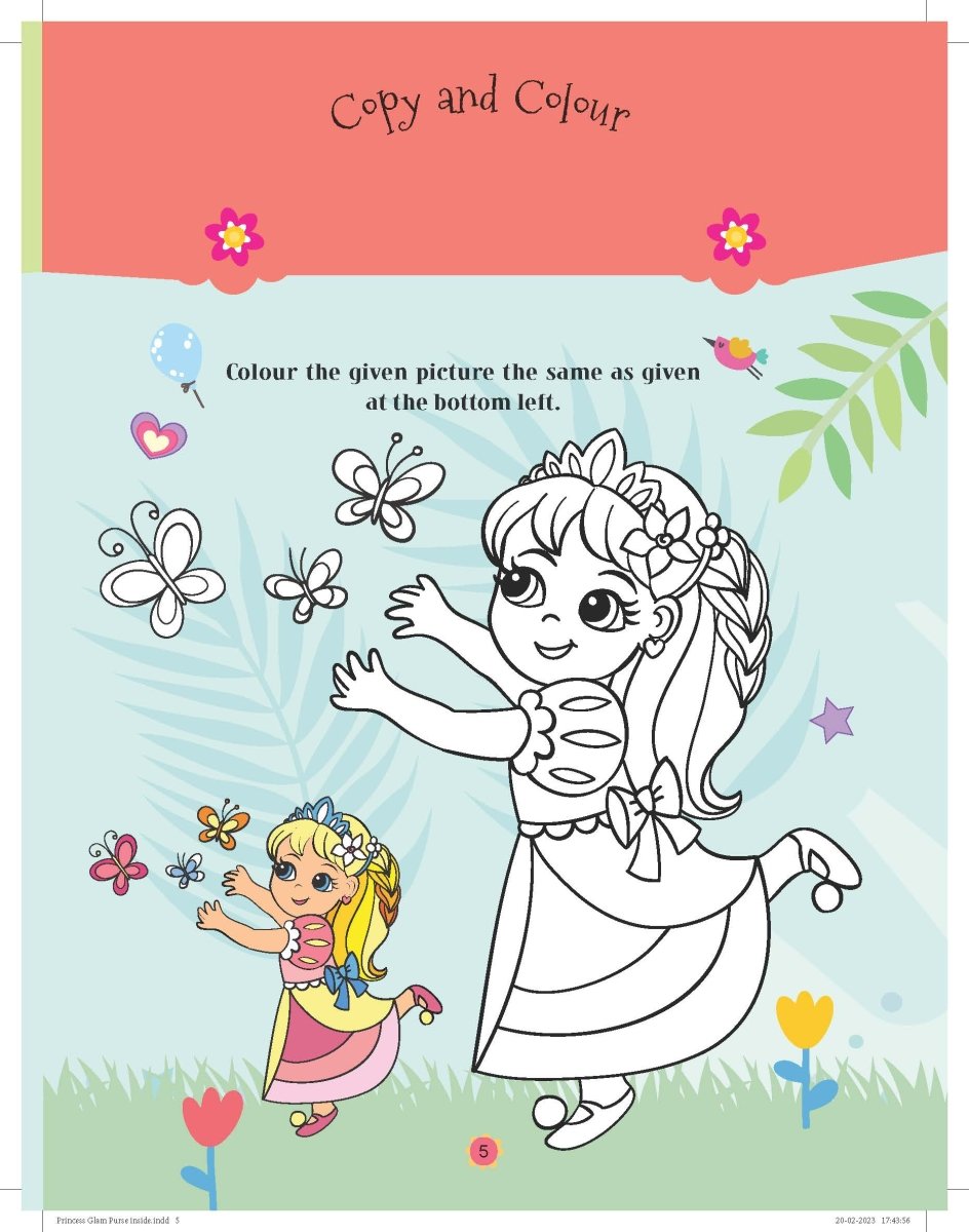 Dreamland Publications My Super Fancy Glam Purse- Pretty Princess - 9789395588942