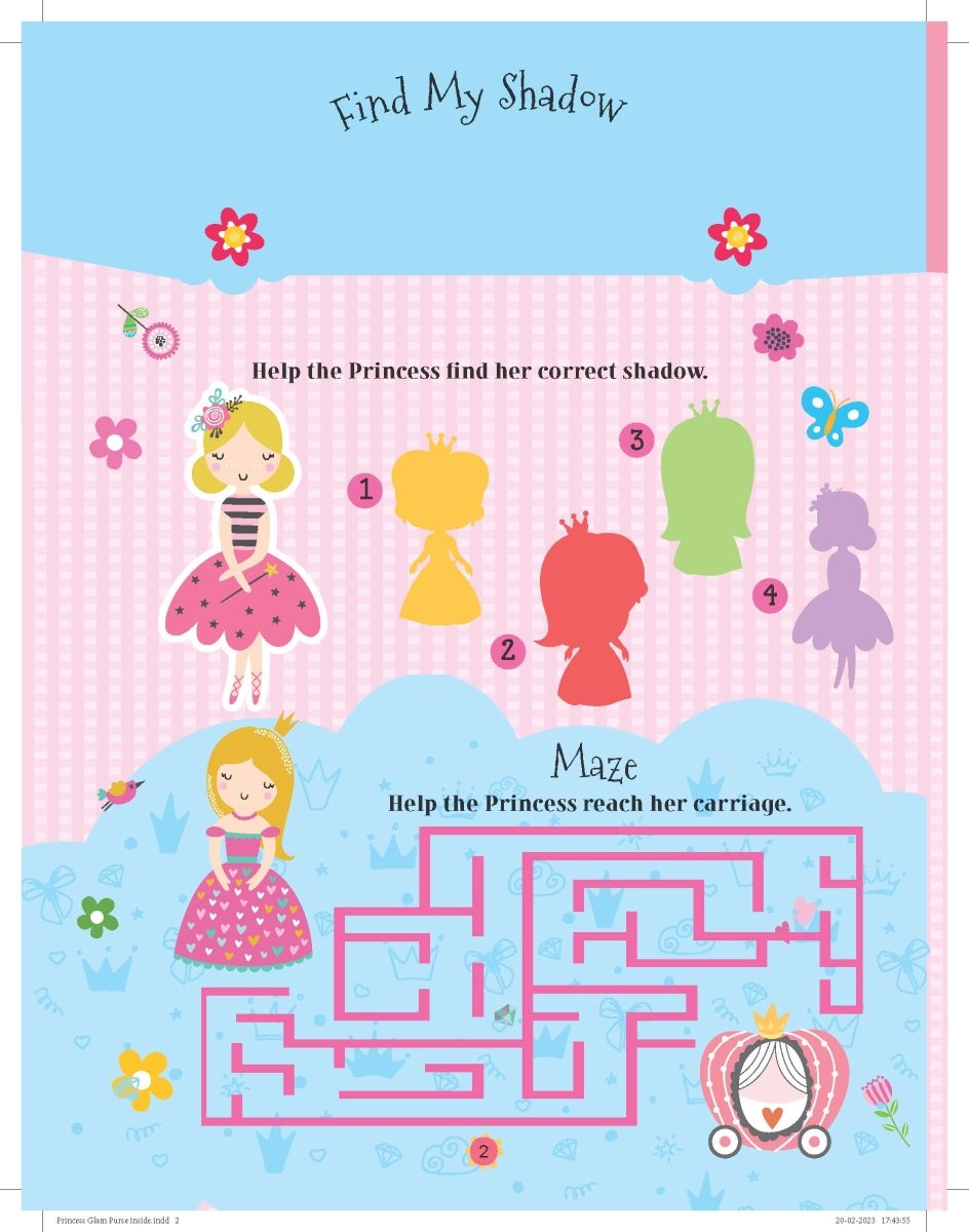 Dreamland Publications My Super Fancy Glam Purse- Pretty Princess - 9789395588942