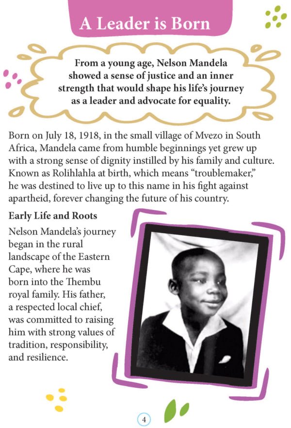 Dreamland Publications Nelson Mandela Icons of Inspiration Illustrated Biography for Kids - 9789358069167