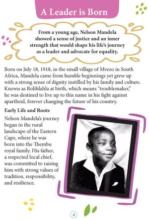 Dreamland Publications Nelson Mandela Icons of Inspiration Illustrated Biography for Kids - 9789358069167