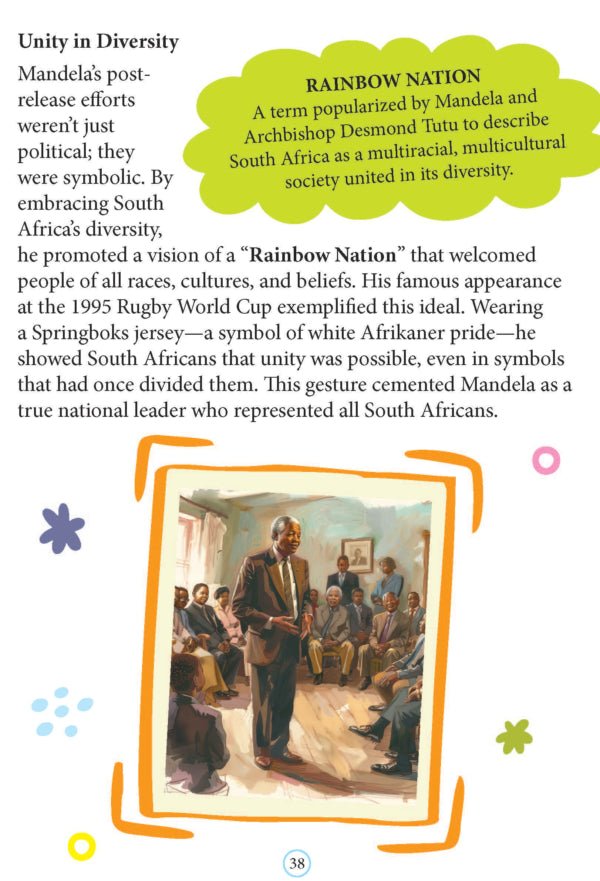 Dreamland Publications Nelson Mandela Icons of Inspiration Illustrated Biography for Kids - 9789358069167