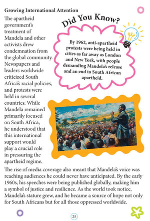 Dreamland Publications Nelson Mandela Icons of Inspiration Illustrated Biography for Kids - 9789358069167