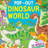 Dreamland Publications Pop-Out Dinosaurs World- With Colouring Stickers - 9788194136859