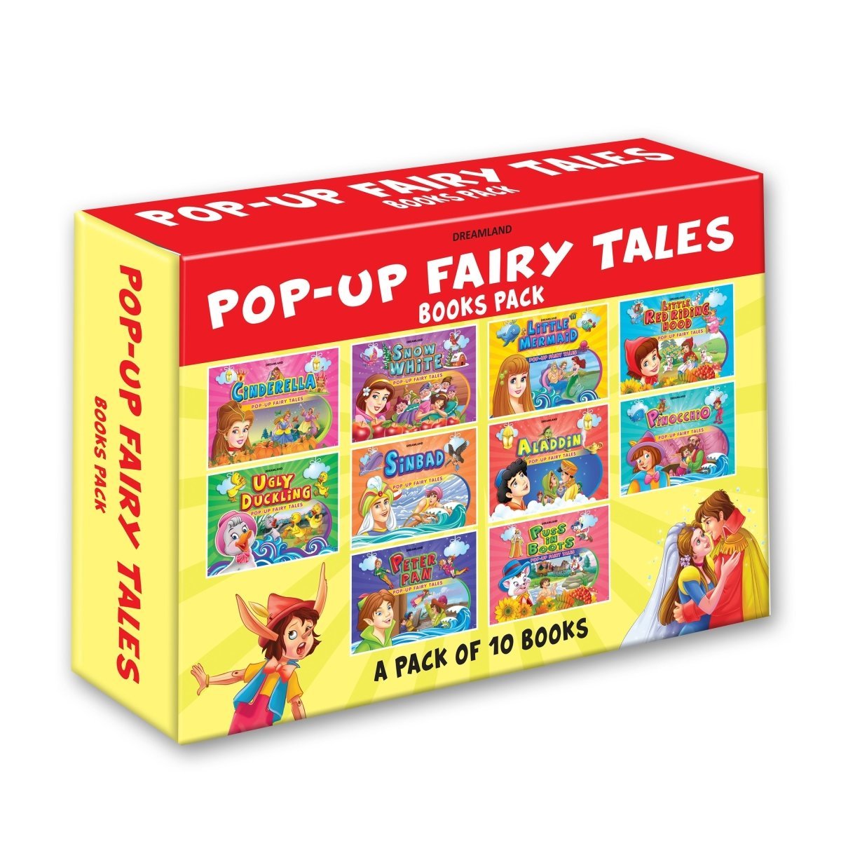 Dreamland Publications Pop-up Fairy Tales Pack- (10 Titles) - 9789350896686