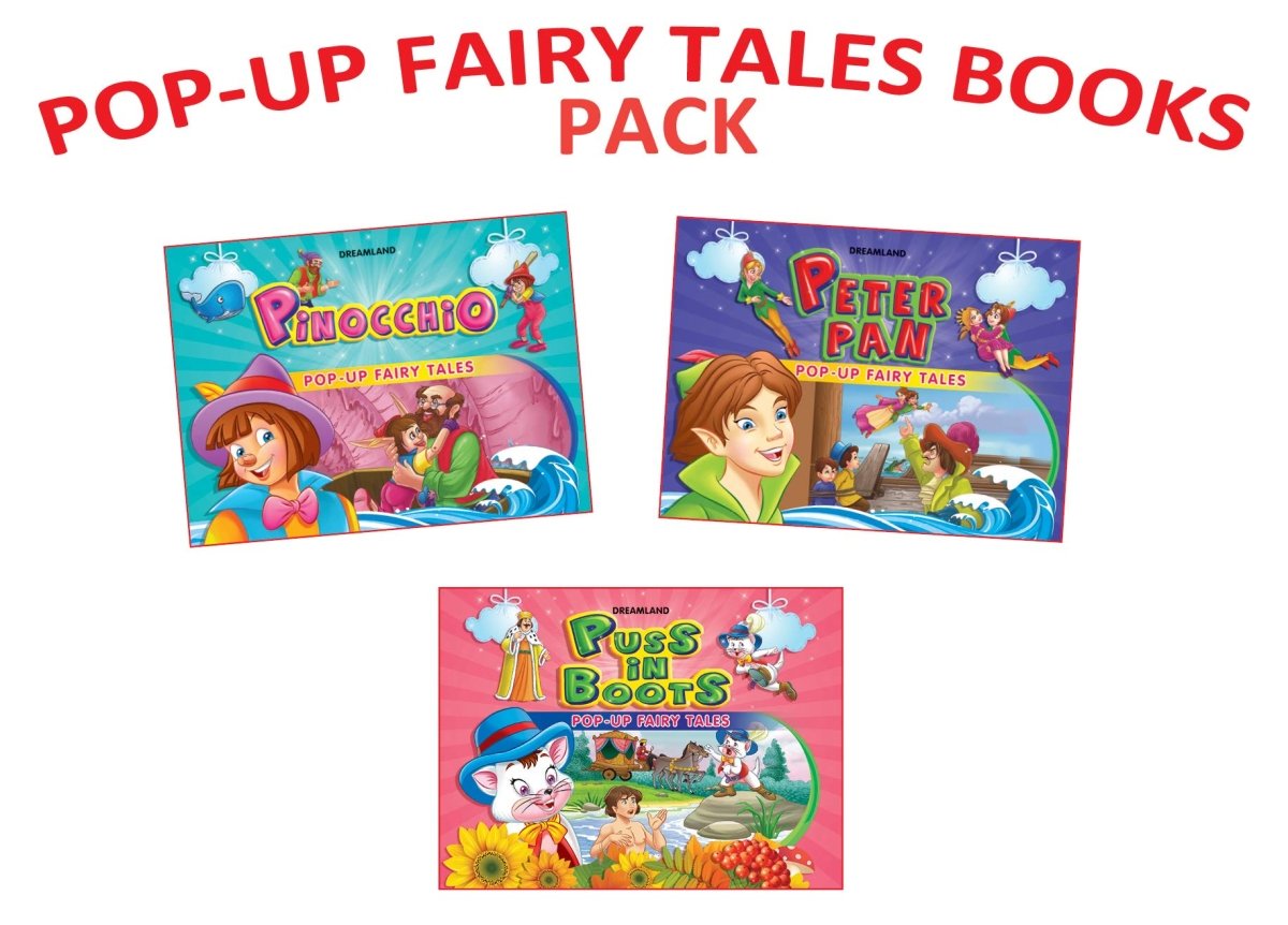 Dreamland Publications Pop Up Fairy Tales Pack-3 (3 titles) - 9789350892244