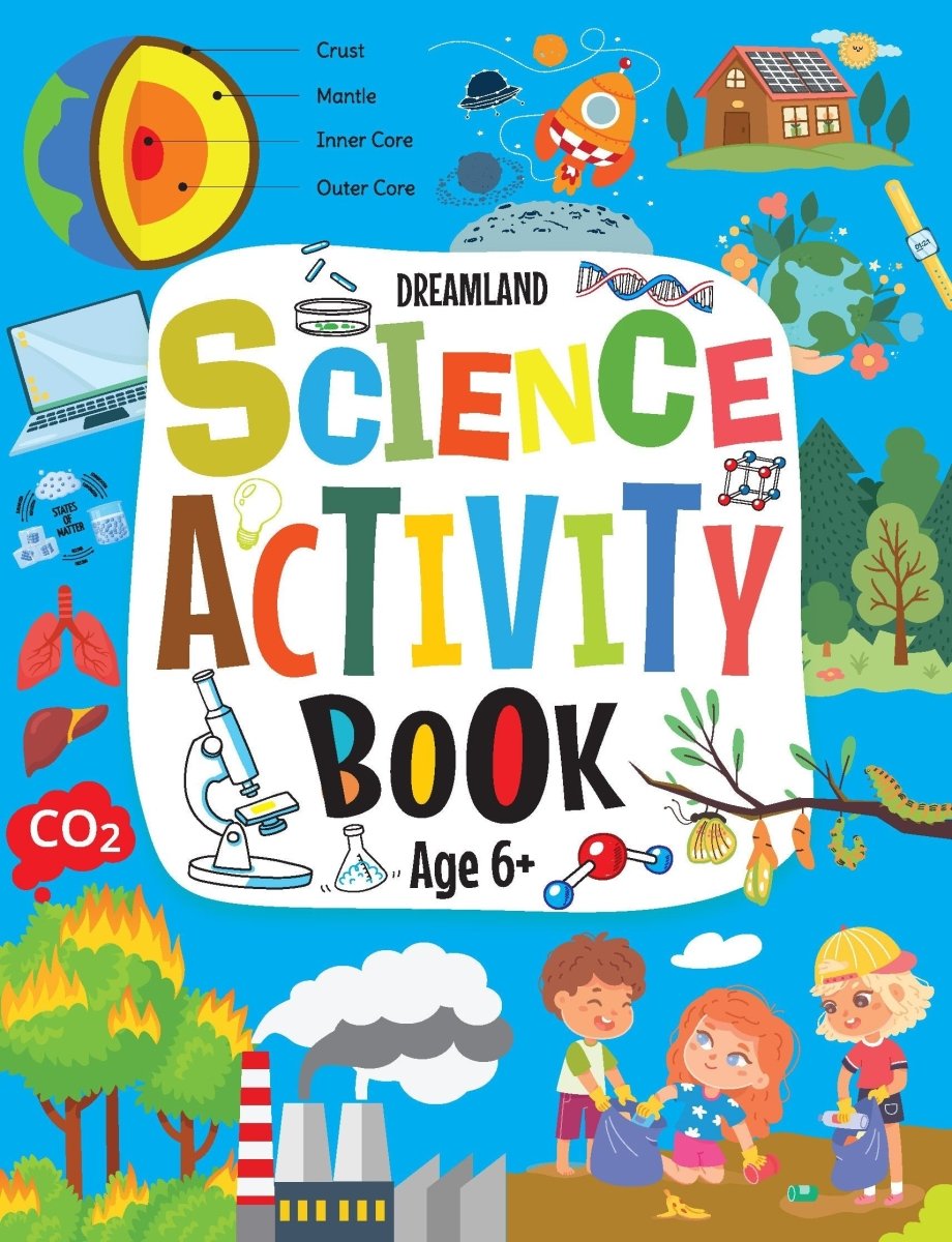 Dreamland Publications Science Activity Book Age 6+ - 9789395588133