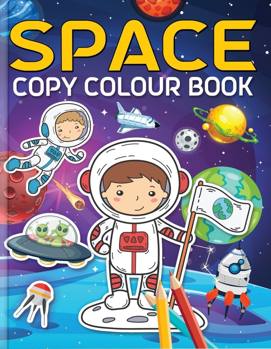 Dreamland Publications Space Copy Colour Book - 9789388371964