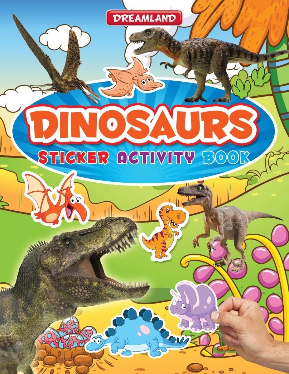 Dreamland Publications Sticker Activity Book- Dinosaurs - 9789350896778