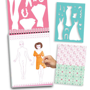 Dreamland Publications Style Studio Fashion Sketch Book - Creative Fun - Sticker Book