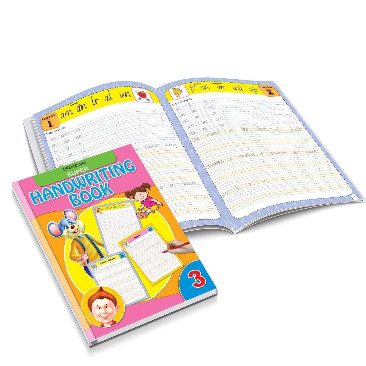 Dreamland Publications Super Handwriting Books Pack- (7 Titles) - 9789388371667