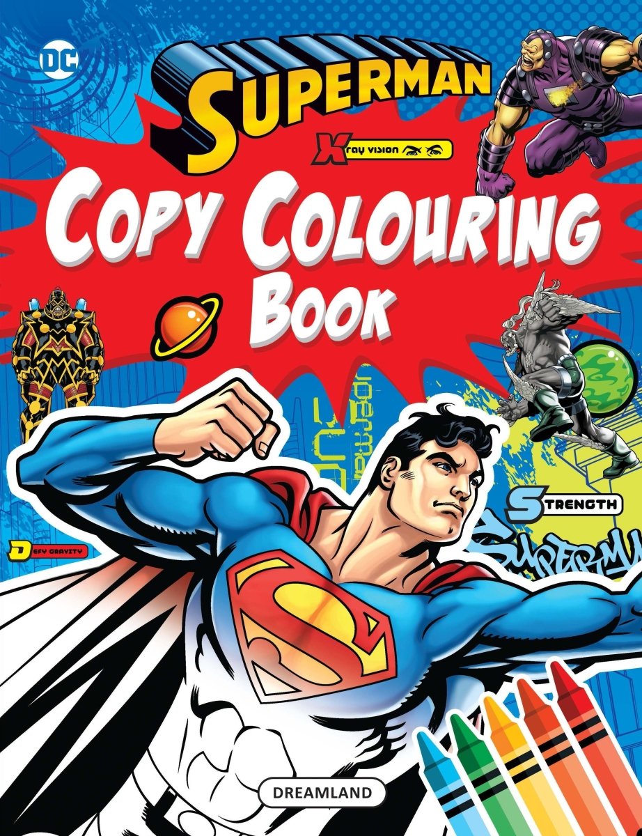 Dreamland Publications Superman Copy Colouring Book - 9789394767935