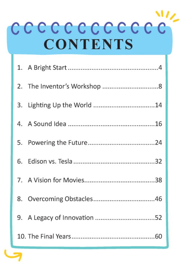 Dreamland Publications Thomas Edison Icons of Inspiration Illustrated Biography for Kids - 9789358067828
