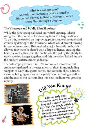 Dreamland Publications Thomas Edison Icons of Inspiration Illustrated Biography for Kids - 9789358067828