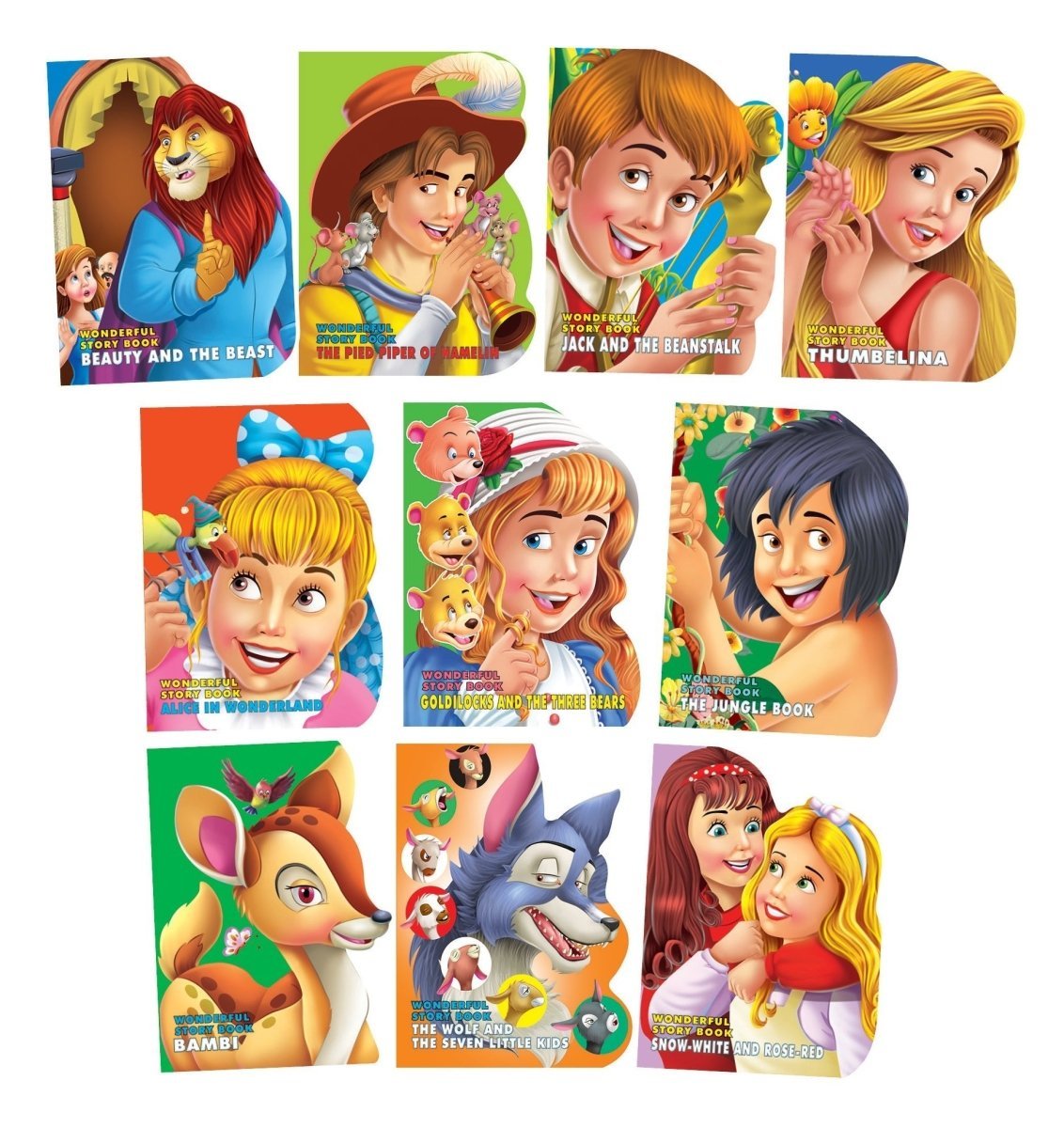 Dreamland Publications Wonderful Fairy Tales Pack (A Set of 10 Titles) - 9789386671080