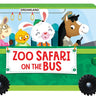 Dreamland Publications Zoo Safari On The Bus- A Shaped Board Book With Wheels - 9789395588478