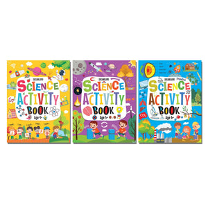 Dreamland Science Activity Books Pack- A Set of 3 Books - Activity Book for children - Books