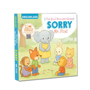 Dreamland Sorry Mr. Fox ! A Good Manners Picture Book for Toddlers and Preschoolers | Interactive Picture Board Book for Toddlers & Preschoolers | Audio-Visual Storybook with QR Code | Early Learning Book for Kids Age 1–4 Years | 16 Pages - Books
