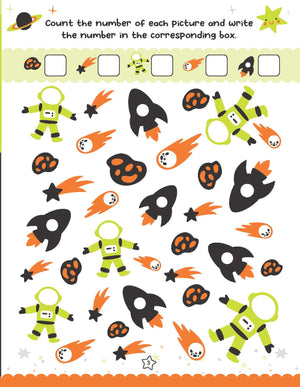 Dreamland Space World I Can Solve Activity Book for Kids 4-8 Years - Books