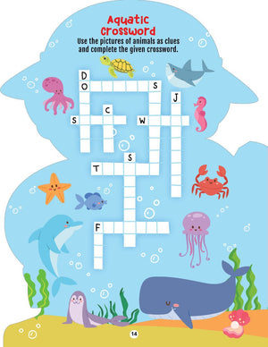 Dreamland Step into the Animal Kingdom- Activity and Colouring Fun Book for Age 4+ - Books