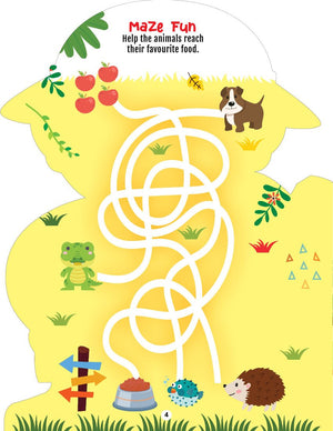 Dreamland Step into the Animal Kingdom- Activity and Colouring Fun Book for Age 4+ - Books