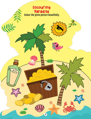 Dreamland Step into the Pirates World - Activity and Colouring Fun Book for Age 4+ - Books