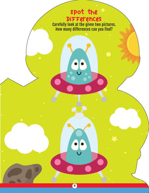 Dreamland Step into the Space World - Activity and Colouring Fun Book for Age 4+ - Books