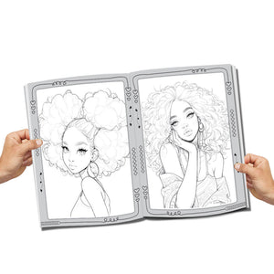 Dreamland Style Stars Fashion Colouring Book for Girls, Kids and Teens: Book 2 |Fun and Trendy Illustrations to Color for Girls of all Ages - Books
