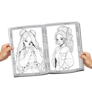 Dreamland Style Stars Fashion Colouring Book for Girls, Kids and Teens: Book 3 |Fun and Trendy Illustrations to Color for Girls of all Ages - Books