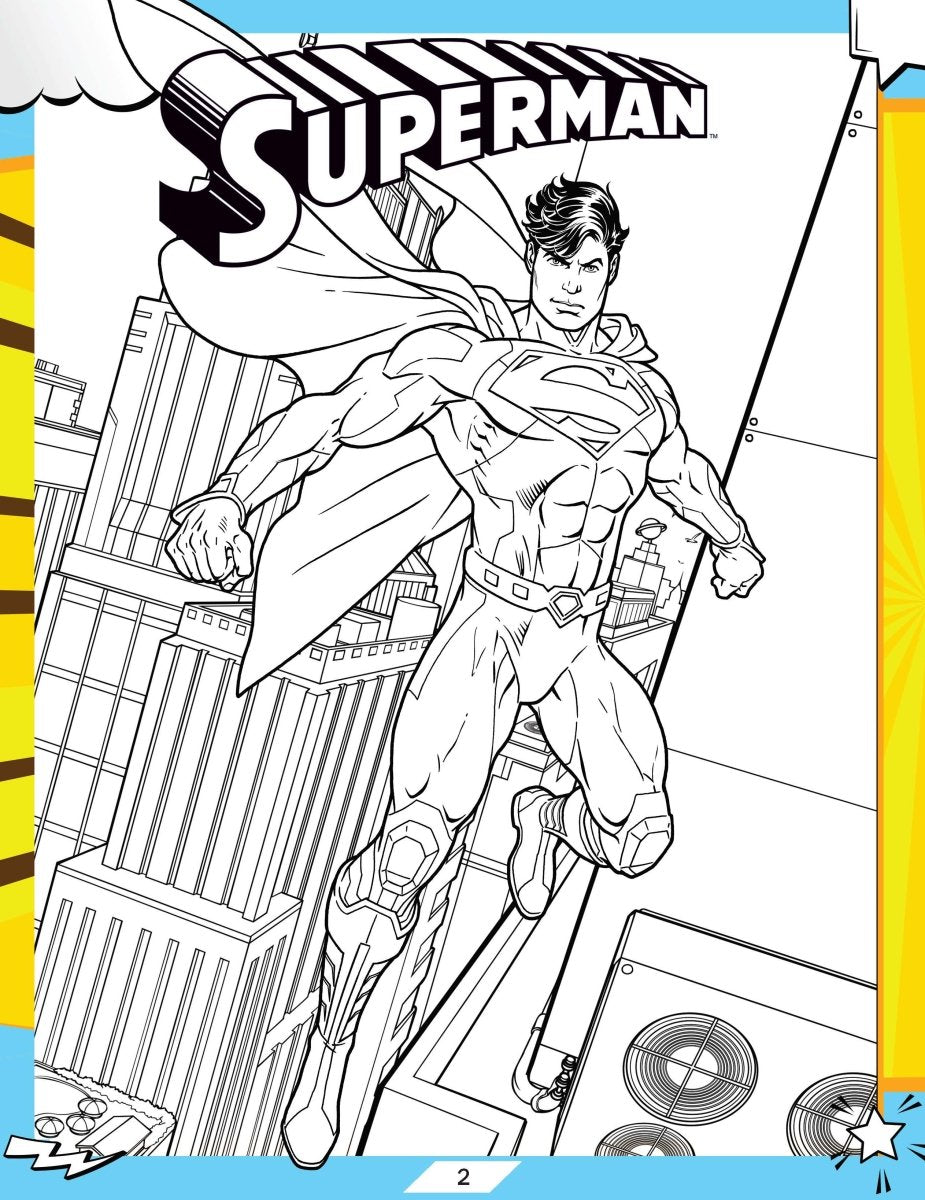 Dreamland Superman Activity And Colouring Book - 9789394767348