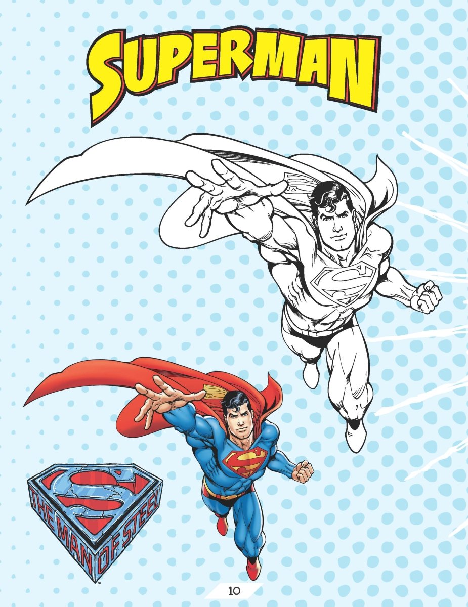 Dreamland Superman Copy Colouring Book - 9789394767928