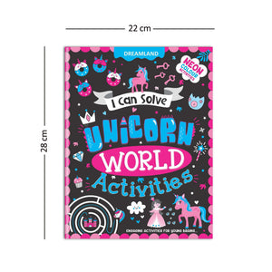 Dreamland Unicorn World Activities - I Can Solve Activity Book for Kids Age 4- 8 Years | With Colouring Pages, Mazes, Dot-to-Dots - Books