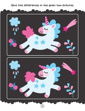 Dreamland Unicorn World Activities - I Can Solve Activity Book for Kids Age 4- 8 Years | With Colouring Pages, Mazes, Dot-to-Dots - Books