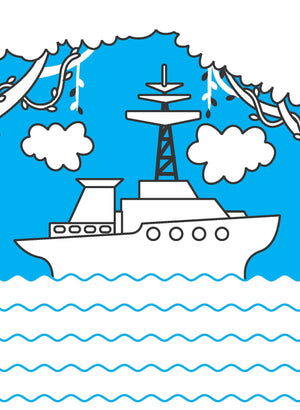 Dreamland Vehicles Neon Colouring World Book for Kids Age 4 - 7 years with Neon Pens - Books