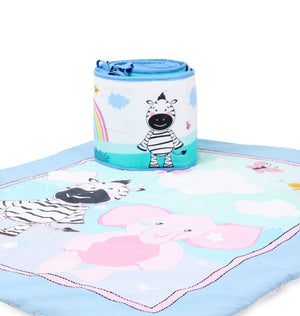 Dreamy Animals - 4 Section Crib Rails Protector Bumper Set - BPR-DRMANL