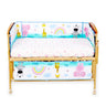 Dreamy Animals - 4 Section Crib Rails Protector Bumper Set - BPR-DRMANL