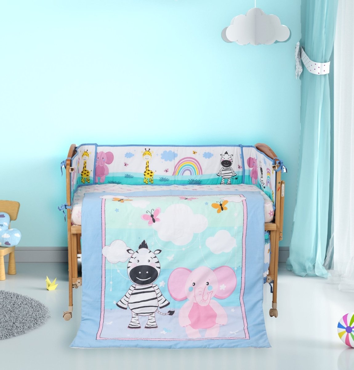 Dreamy Animals - Baby Bedding Set - BED-DMYANL