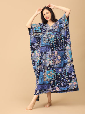 Dreamy Daze Maternity and Nursing Kaftan Nighty - NW - SD - DRMDZ - S
