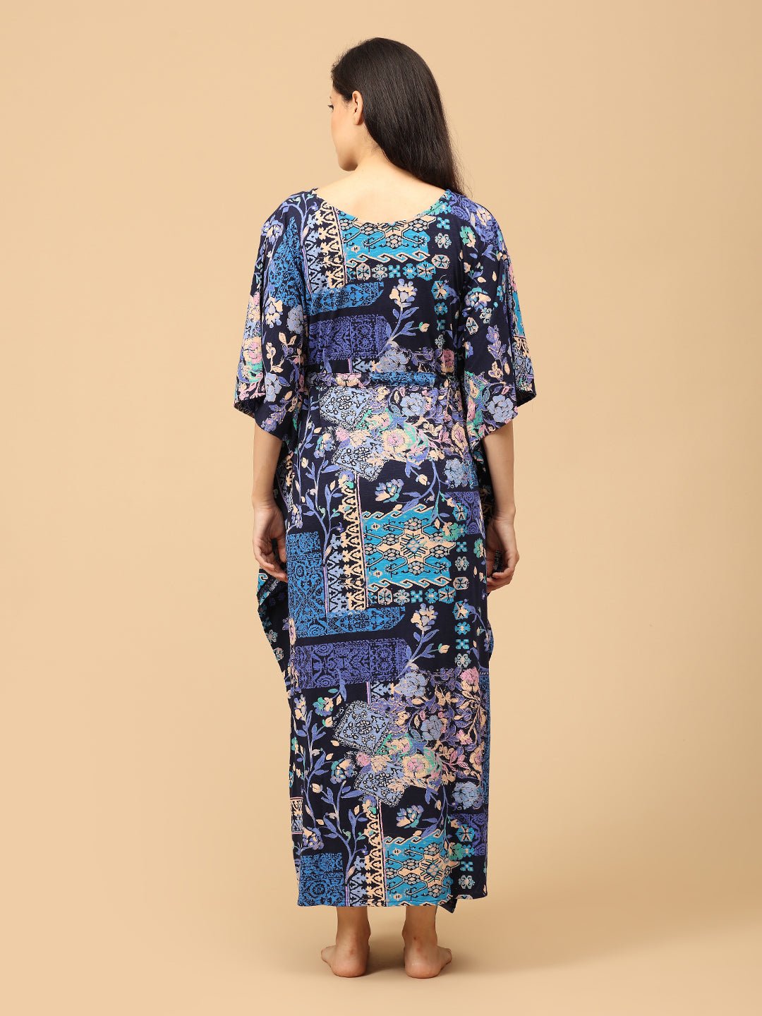 Dreamy Daze Maternity and Nursing Kaftan Nighty - NW - SD - DRMDZ - S
