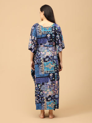 Dreamy Daze Maternity and Nursing Kaftan Nighty - NW - SD - DRMDZ - S