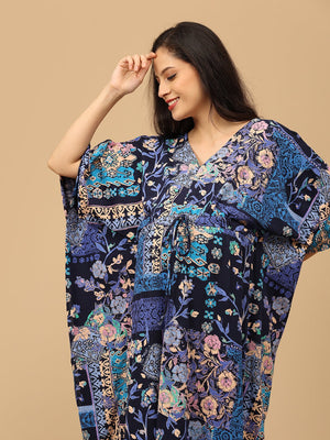 Dreamy Daze Maternity and Nursing Kaftan Nighty - NW - SD - DRMDZ - S