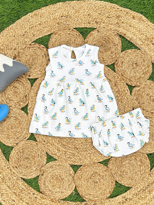 Duck Tales Girls Frock With Bloomer
