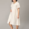 Dulce De Leche Khadi Maternity and Nursing Dress - DRS-SK-OWCL-S