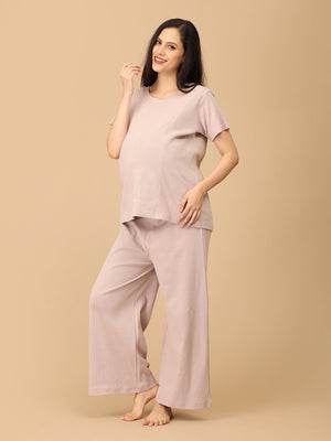 Dune Date Maternity and Nursing Nightwear Set - NW - SD - DNDT - S