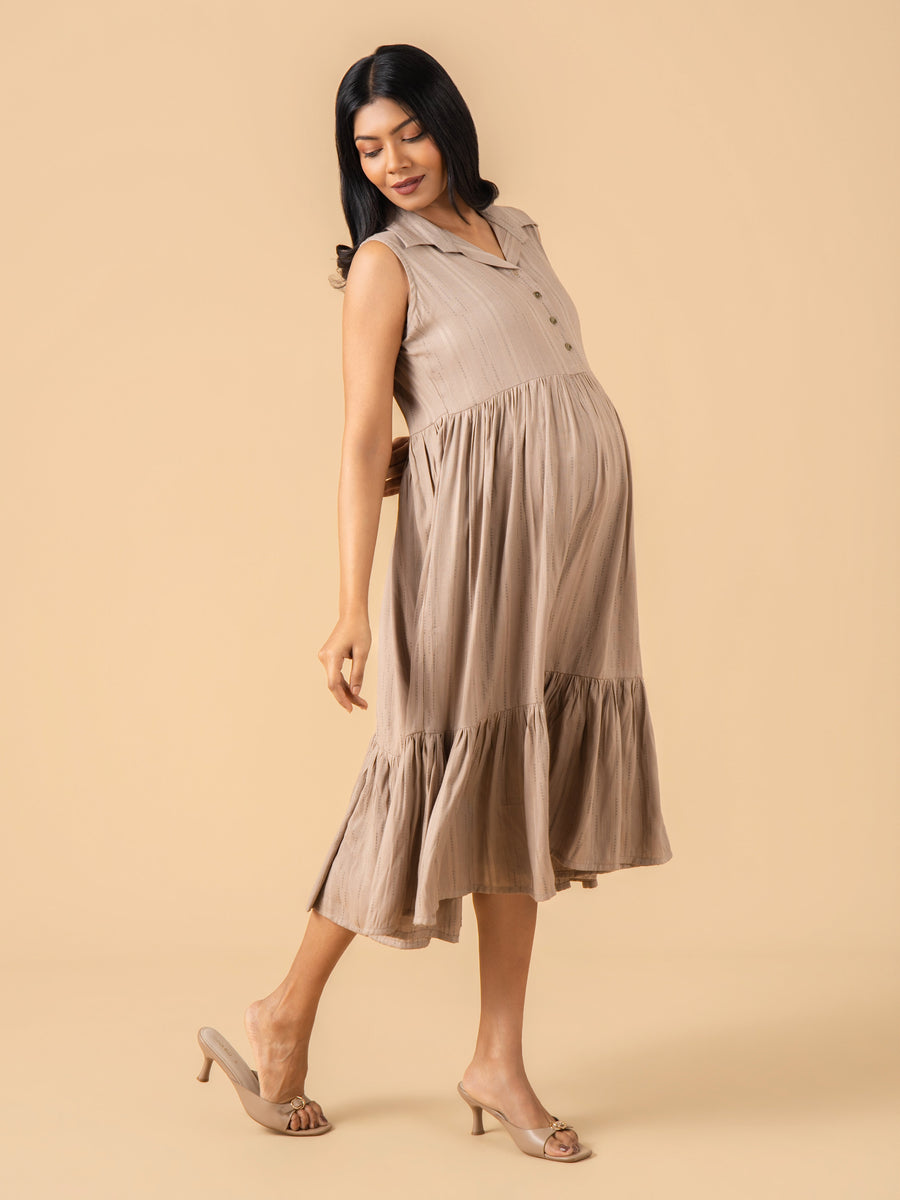 Dune Maternity and Nursing Dress