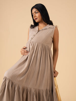 Dune Maternity and Nursing Dress - S Maternity Casual Dress