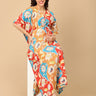 Dusky Petals Maternity and Nursing Kaftan Nighty - NW - SK - DSKPT - S